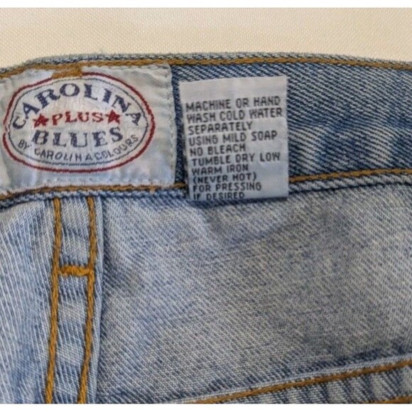 Carolina Blues/Carolina Colours Cuffed Denim Capris Womens Plus 20W - Picture 5 of 9
